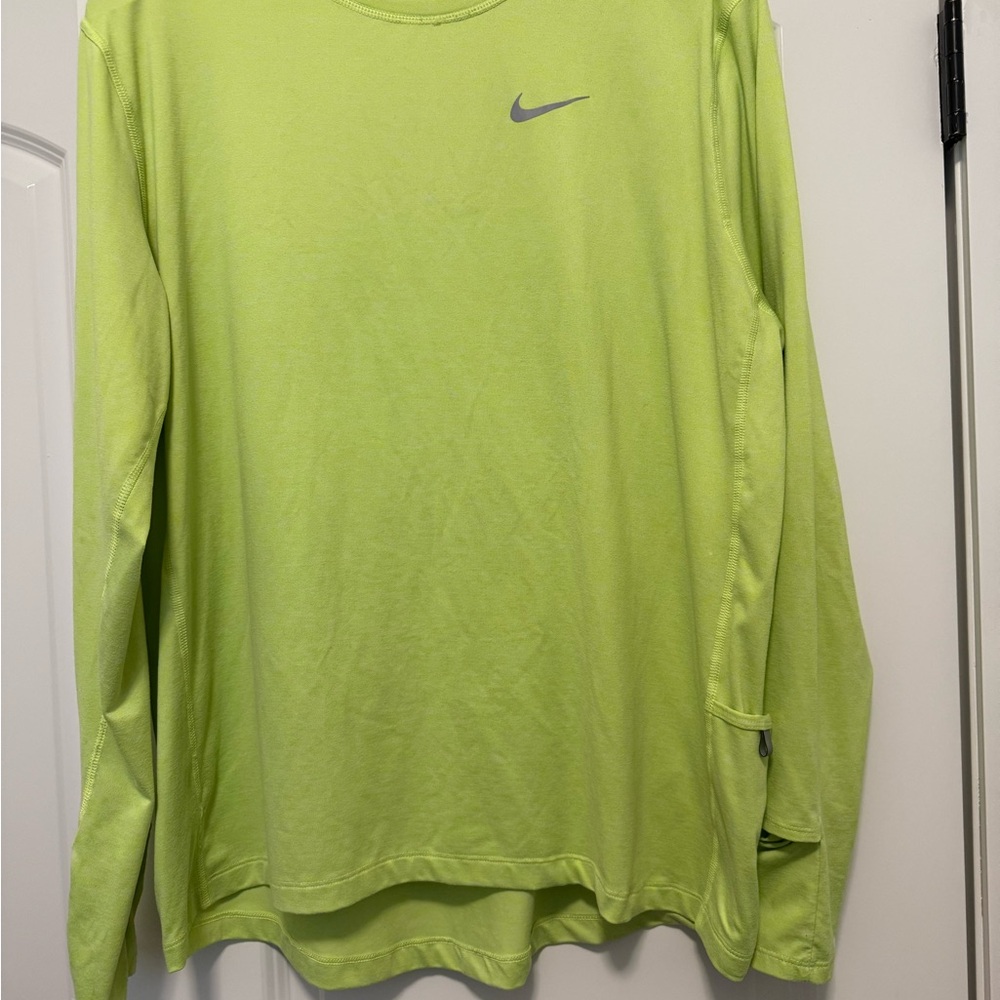 Nike woman’s  Lime Long Sleeve Tee